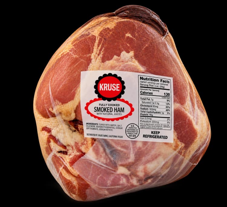 Holiday ham from Siesel's Meats