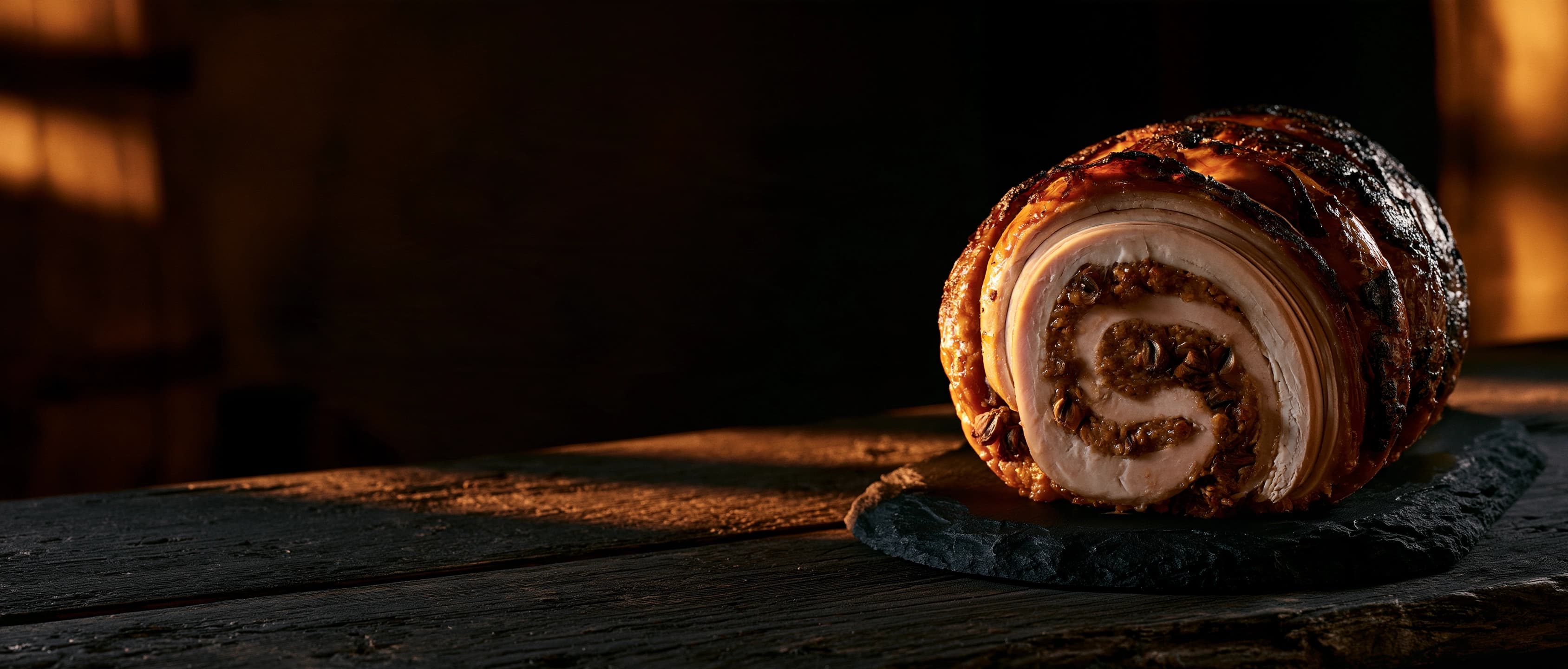 Holiday turkey centerpiece